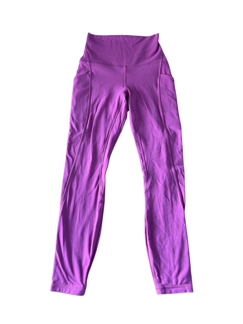 Lululemon Wunder Train Pocket Leggings Purple, Size 2